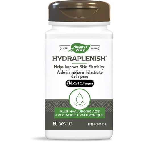 HYDRAPLENISH PLUS HYALURONIC ACID 60 CAP NATURE'S WAY