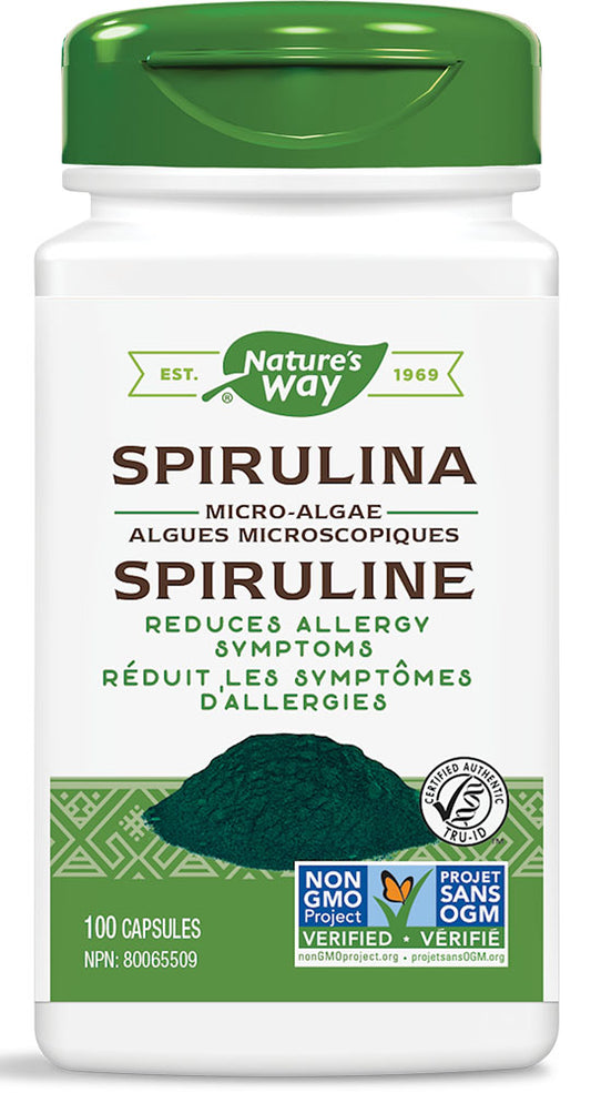 SPIRULINA 380MG 100CAP NATURE'S WAY