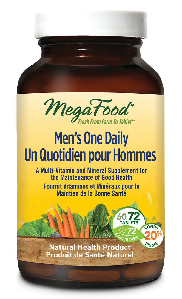 MEN'S ONE DAILY 72TAB MEGAFOOD