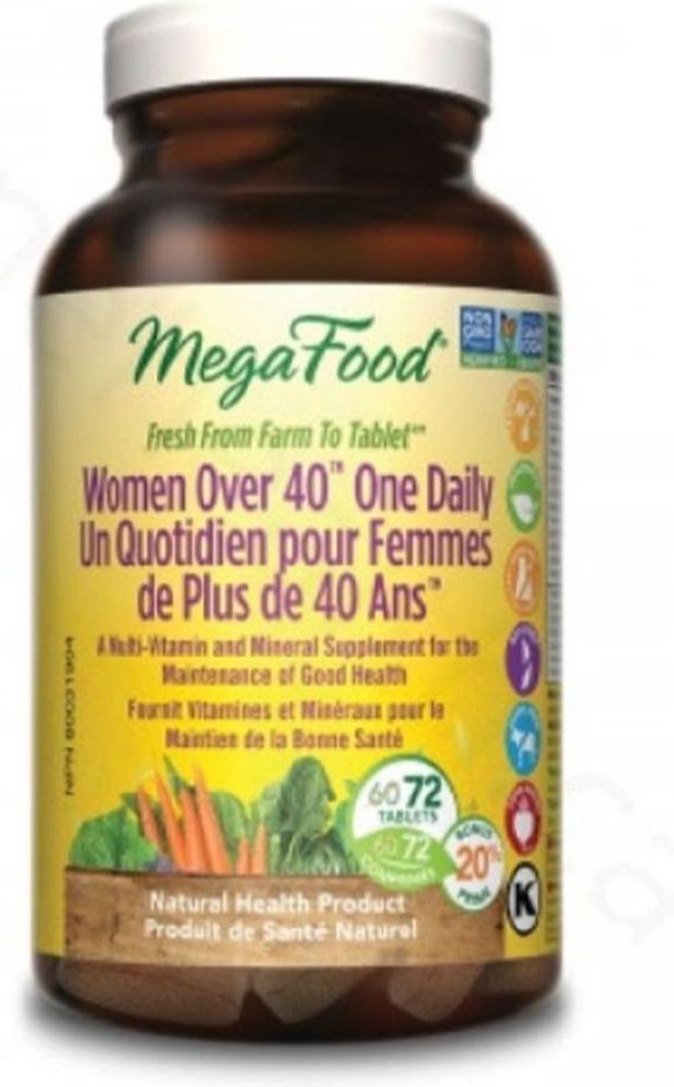 WOMEN'S ONE DAILY 40+ 72TABS MEGAFOOD