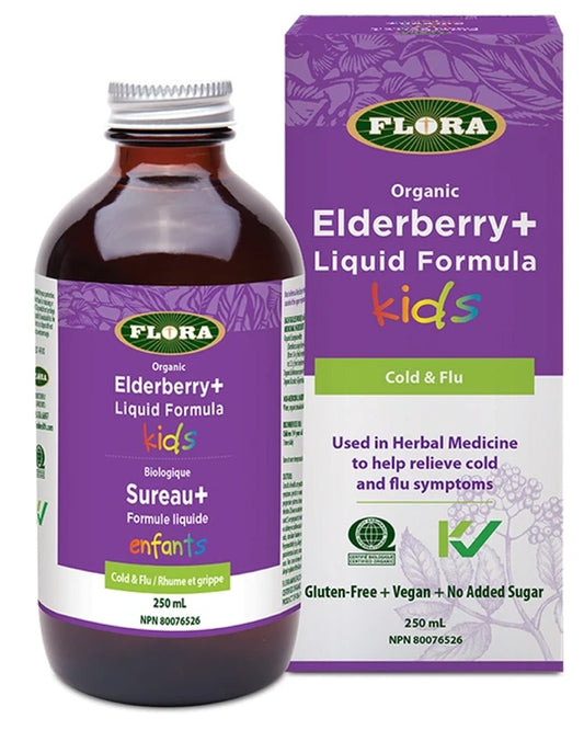 ELDERBERRY SYRUP KIDS 250ML FLORA