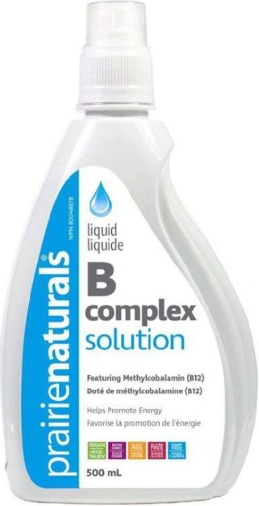 PRAIRIE NATURALS B-Complex Solution (500 ml)
