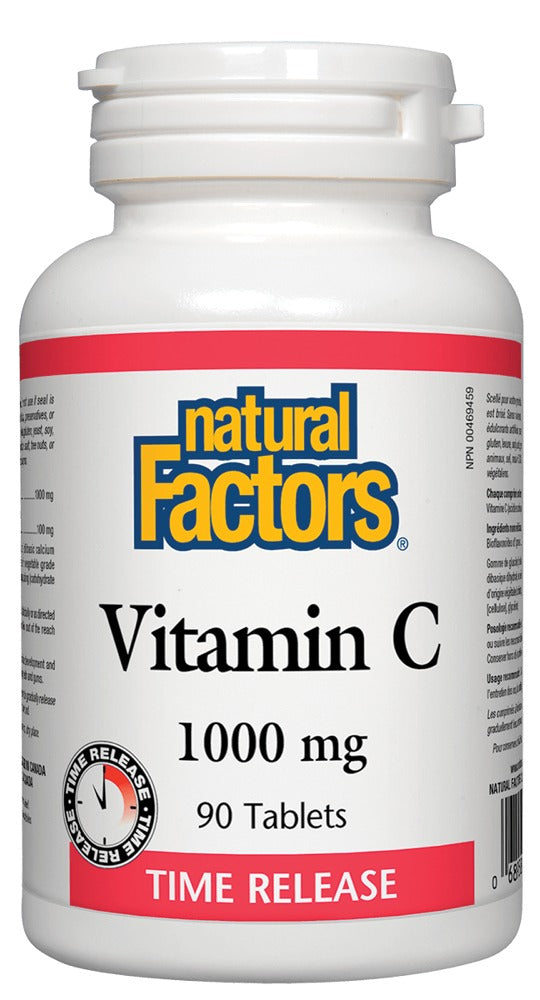 VITAMIN C 1000MG TIME RELEASED 90TAB NATURAL FACTORS