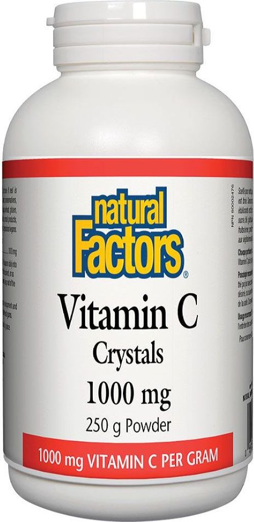 C CRYSTALS 1000MG 250G NATURAL FACTORS