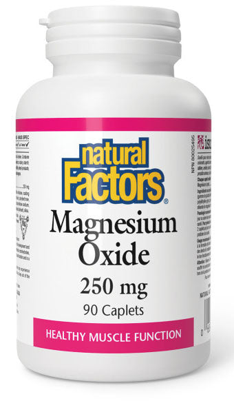 NATURAL FACTORS Magnesium Oxide (250 mg - 90 caps)