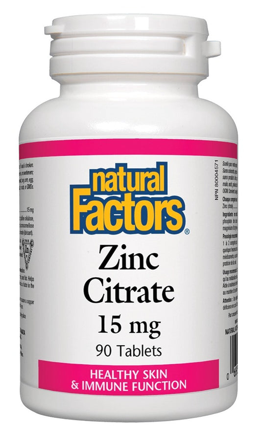 ZINC CITR. 15MG 90TAB NF