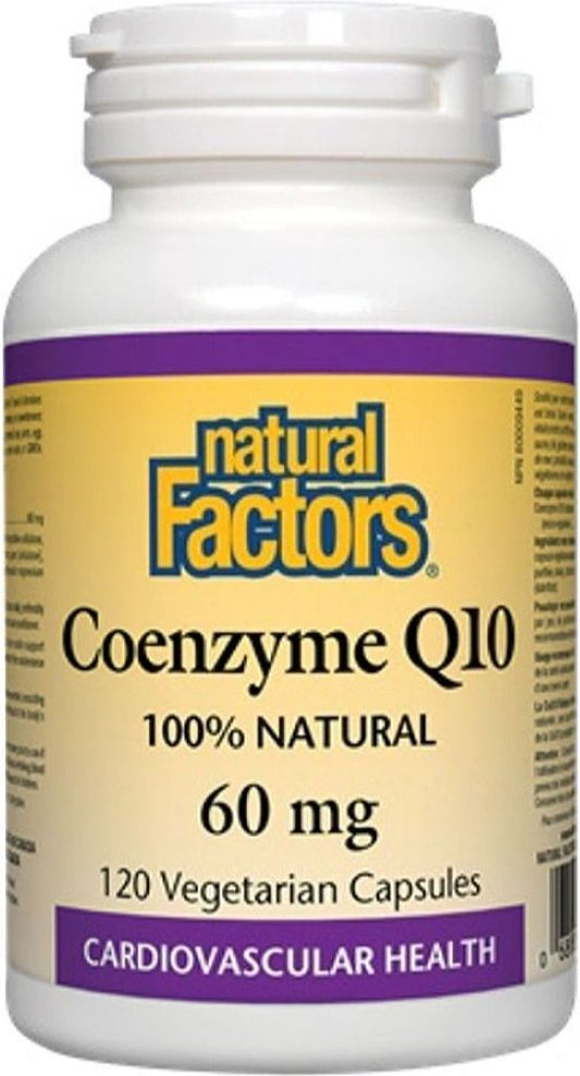 CO-Q10 60MG 120CAP NATURAL FACTORS