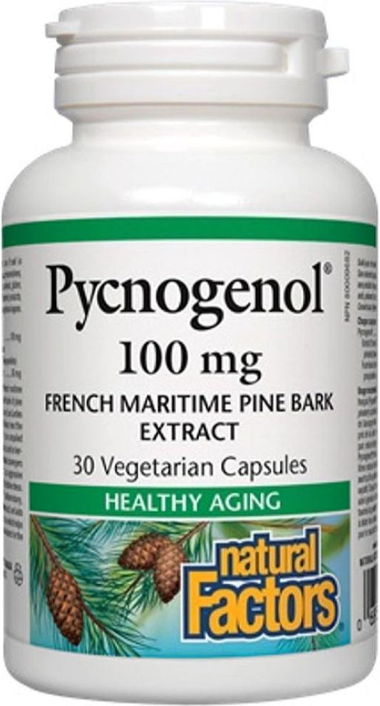 PYCNOGENOL 100MG 30CAPS NATURAL FACTORS