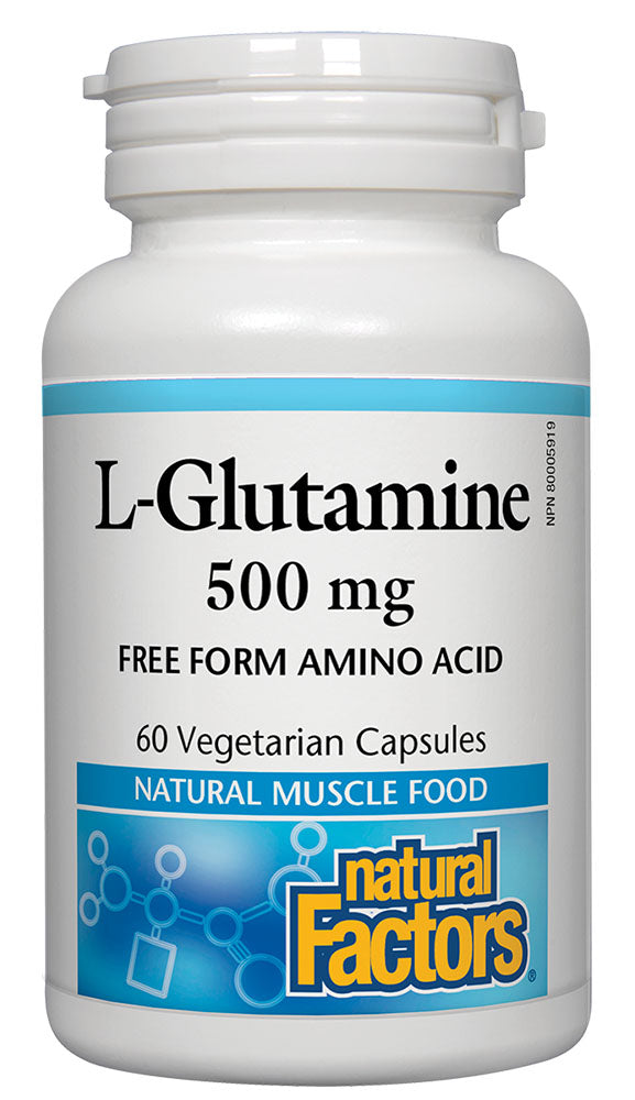 L-GLUTAMINE 500MG 60CAP NATURAL FACTORS