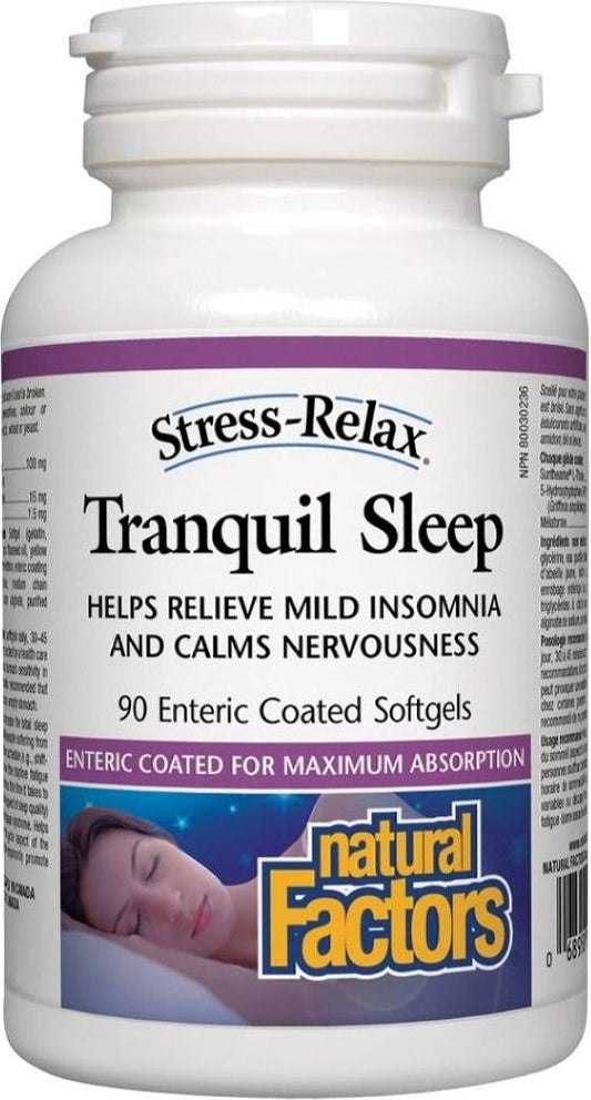 TRANQUIL SLEEP 90 SOFTGELS NATURAL FACTORS