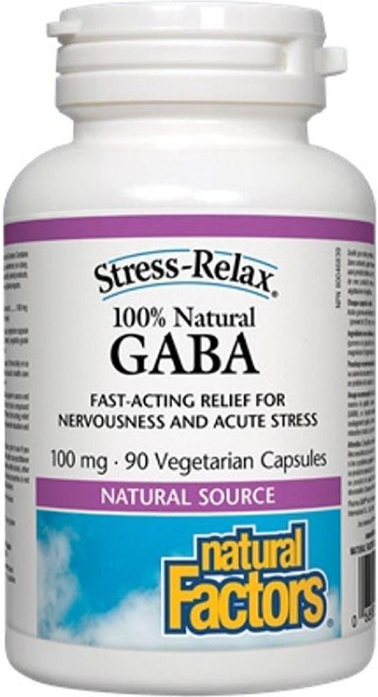 NATURAL FACTORS Gaba (100 mg - 90 caps)