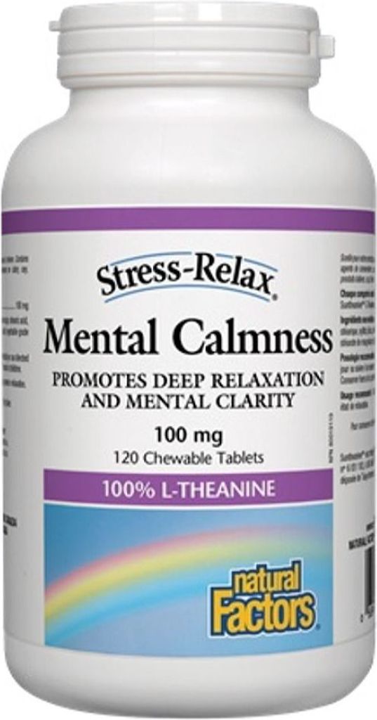 NATURAL FACTORS Mental Calmness (100 mg - 120 chews)
