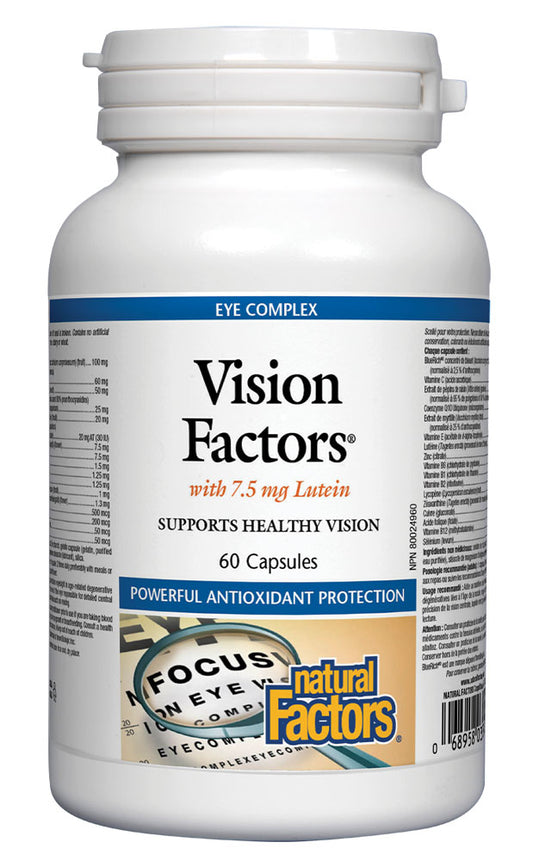 VISION FACTORS 60 CAPS NATURAL FACTORS