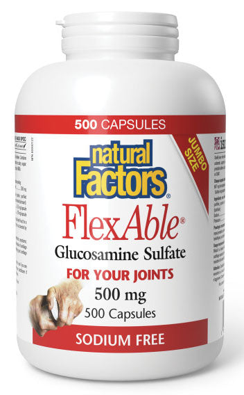 GLUCOSAMINE SULFATE 500MG 500CAP NATURAL FACTORS