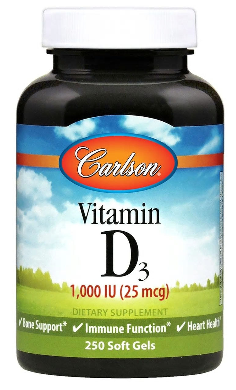 CARLSON Vitamin D3 1000iu (250 sgels)