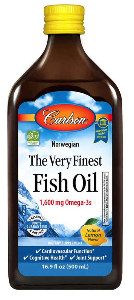 FISH OIL 500ML LEMON CARLSON
