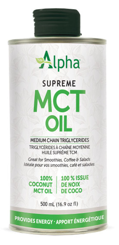 MCT OIL SUPREME 60/40 500ML ALPHA HEALTH