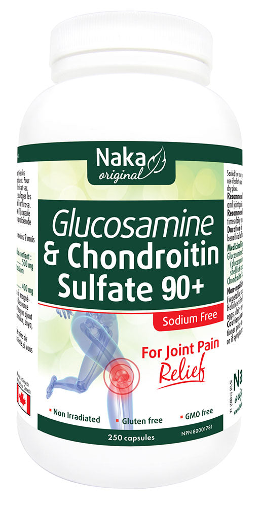 GLUCOSAMINE CHONDROITIN 900MG 250CAP NAKA