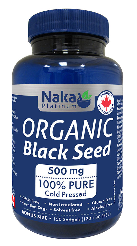 BLACK SEED ORGANIC 150SOFTGELS NAKA
