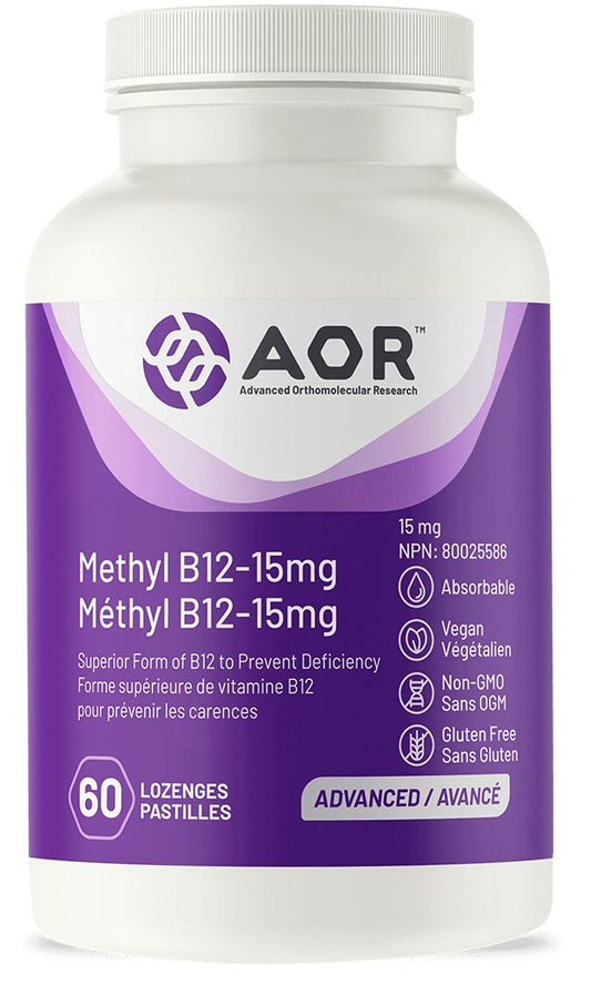 METHYL B12 15MG 60 LOZ AOR