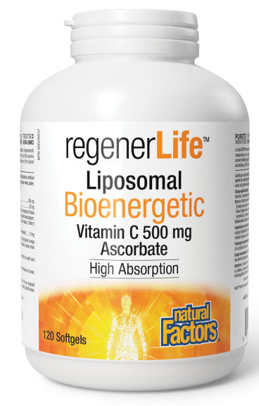 REGENERLIFE BIOENERGETIC VITAMIN C 120SG NATURAL FACTORS