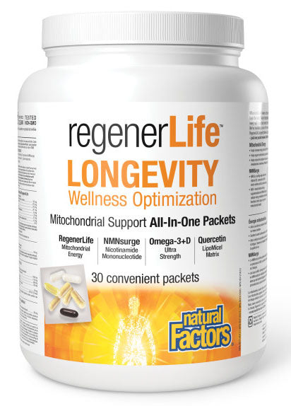 REGENERLIFE LONGEVITY KIT NATURAL FACTORS