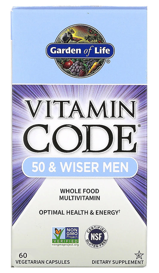 VITAMIN CODE Men 50 & Wiser (60 veg caps)