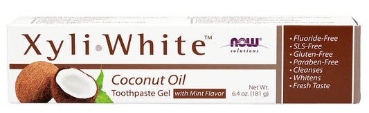 NOW Xyliwhite Coconut Oil Toothpaste ( Mint - 181 gr)