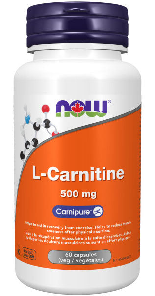 L-CARNITINE 500MG 60 VEG CAPS NOW