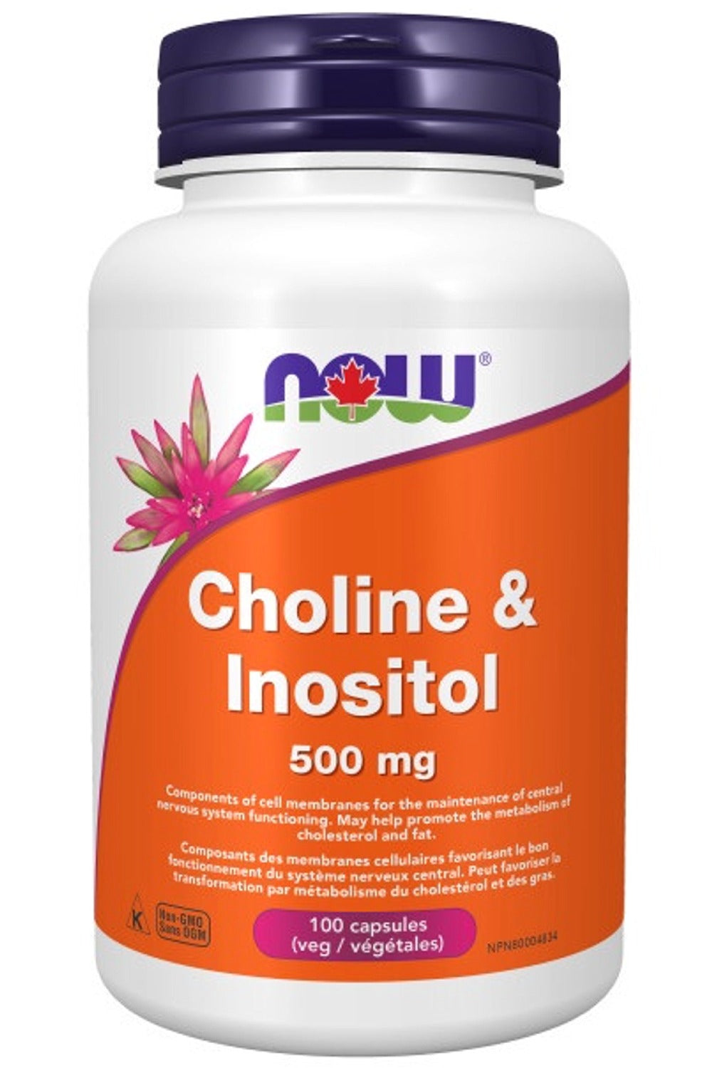 NOW Choline & Inositol (250 mg / 250 mg - 100 caps)
