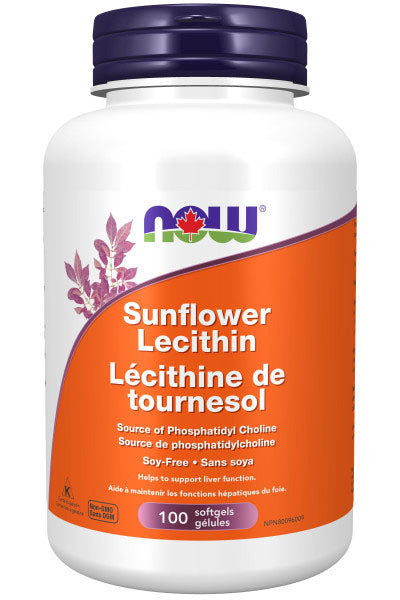 NOW Sunflower Lecithin (1200mg - 100sgels)
