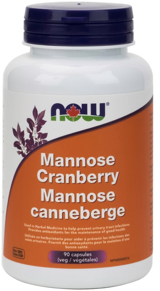 MANNOSE CRANBERRY 90CAPS NOW