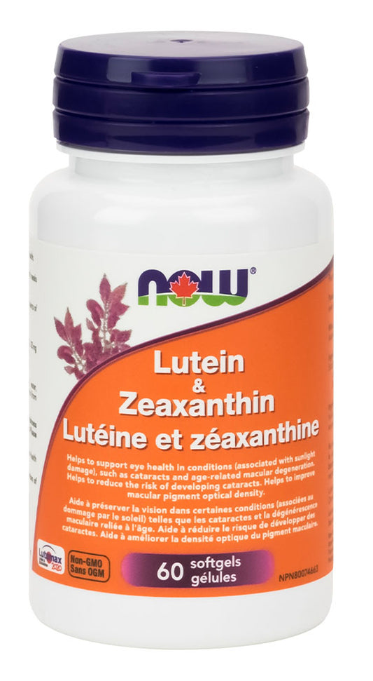 LUTEIN & ZEAXANTHIN 60 SOFT GELS NOW