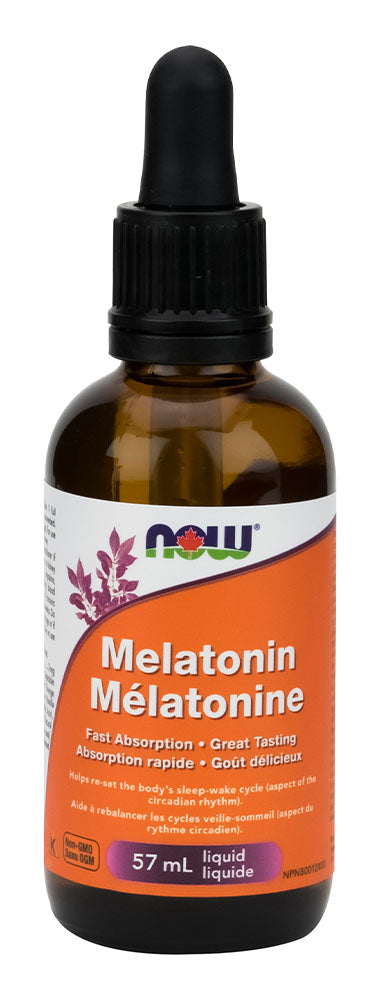 MELATONIN LIQUID 60ML NOW