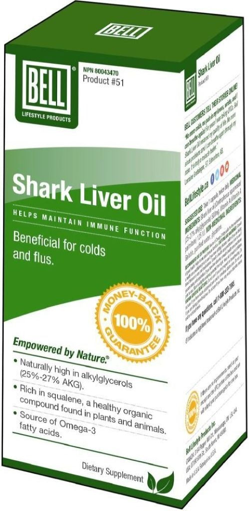 SHARK LIVER OIL 120CAP BELL