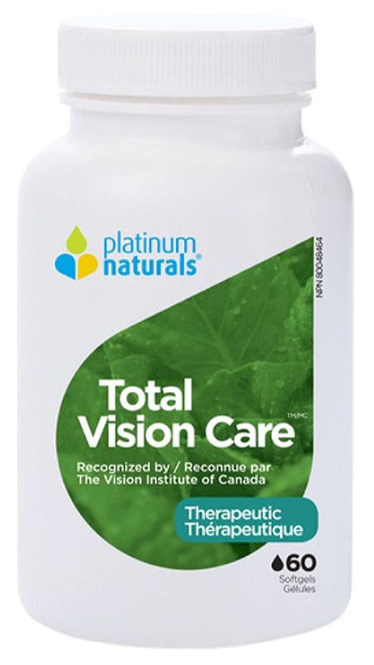 TOTAL VISION CARE 60 SOFT GELS PLATINUM NATURALS