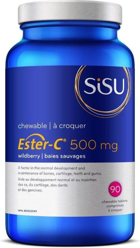 ESTER-C 500MG WILDBERRY 90 CHEW TABS SISU