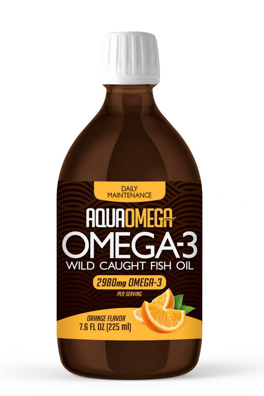 AQUAOMEGA Omega 3 Standard (Orange - 225 ml)