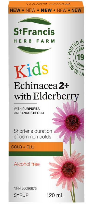 ECHINACEA 2+ ELDERBERRY 120ML ST. FRANCIS