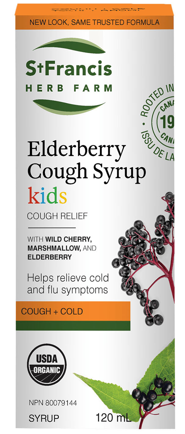 ELDERBERRY COUGH SYRUP KIDS 120ML ST. FRANCIS