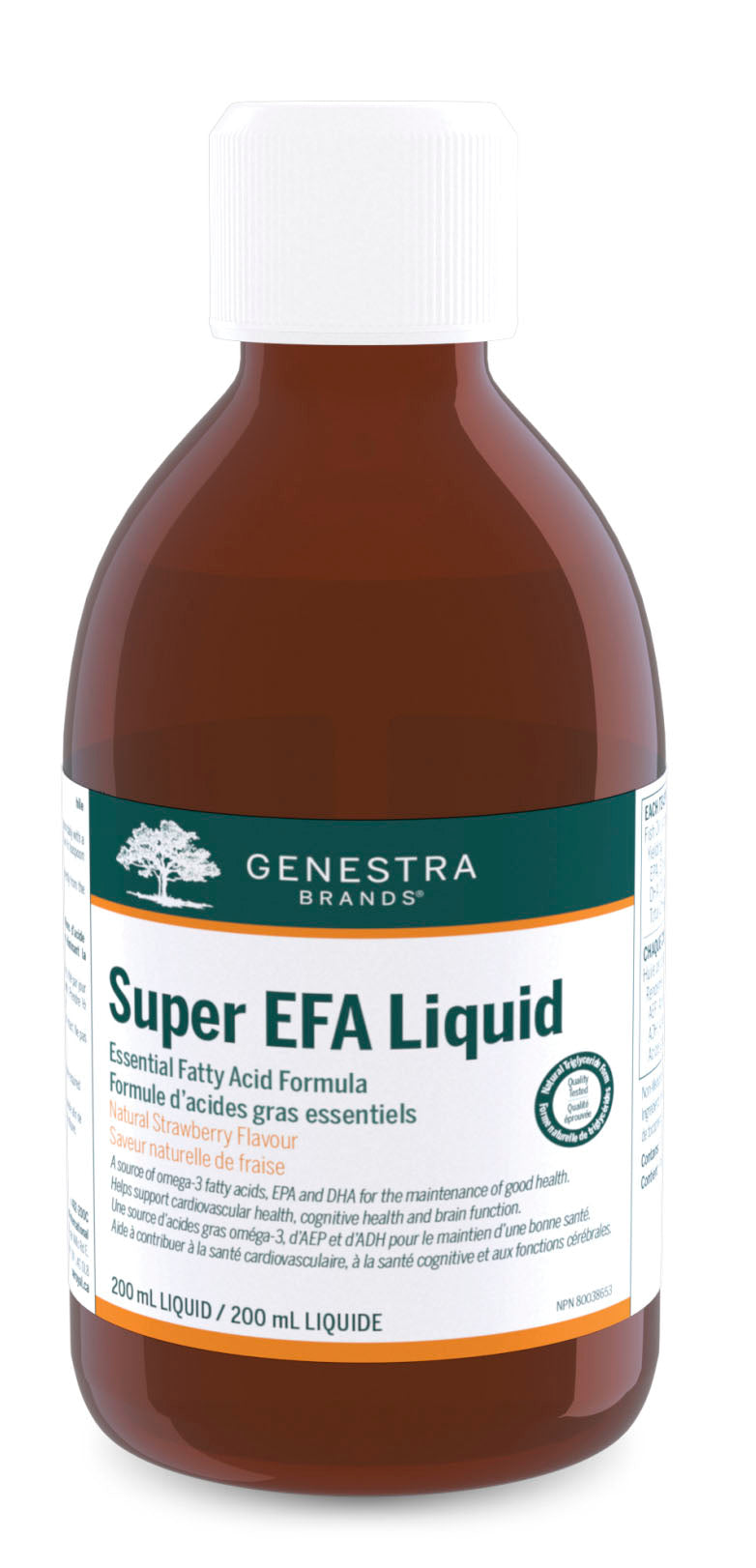 GENESTRA Super EFA Liquid (Natural Strawberry - 200 ml)