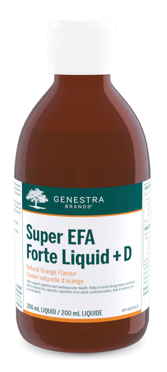 GENESTRA Super EFA Forte Liquid + D (Natural Orange - 200 ml)