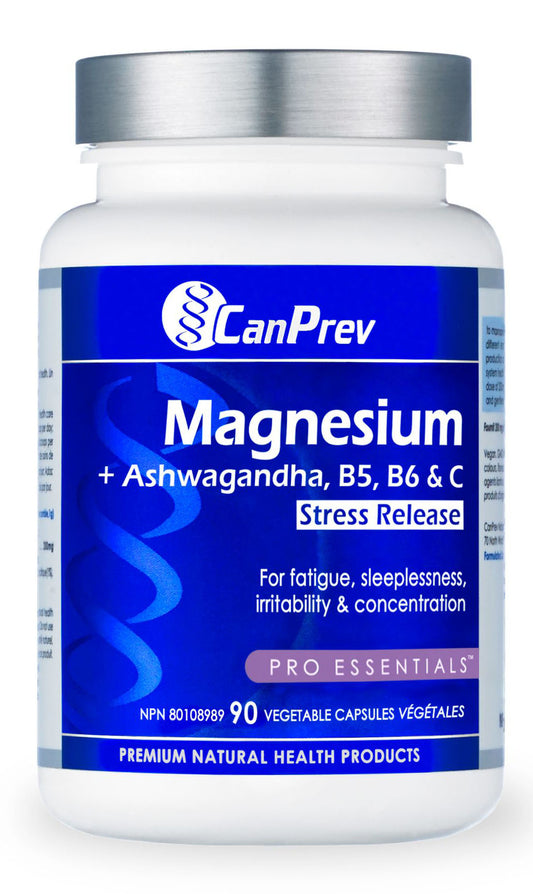 CANPREV Magnesium Stress Release (90 veg caps)